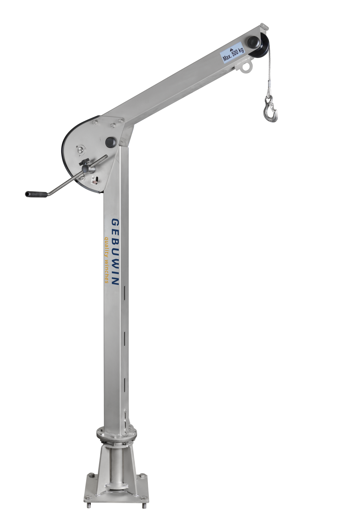 Swivel davit crane stainless steel 500 kg